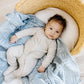 Blue Organic Muslin Swaddle Blanket