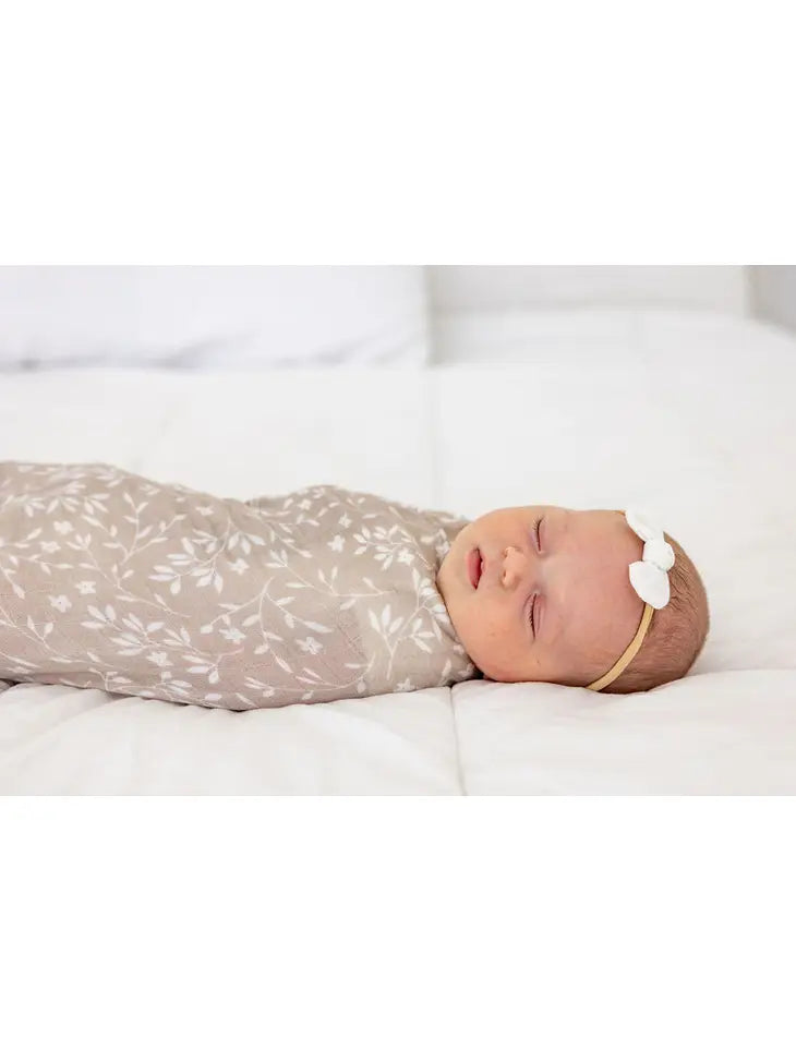 Vines Organic Muslin Swaddle Blanket