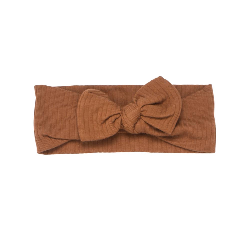 Clay Ribbed Knot Headband