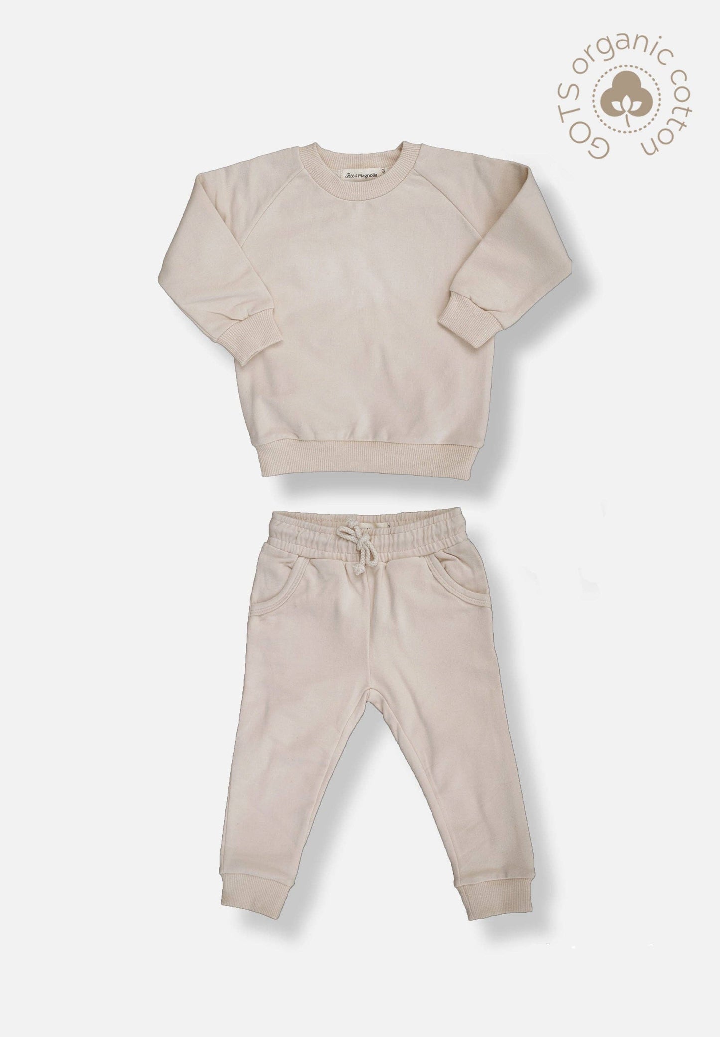 Organic Jogger Set in Sand