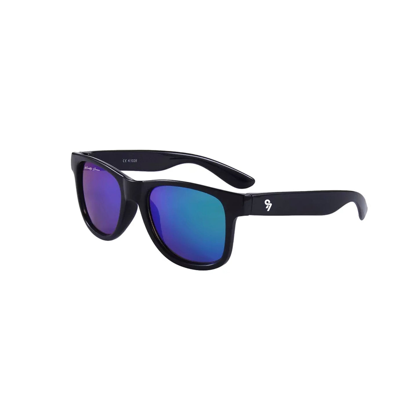 Reflective Blue Sunglasses