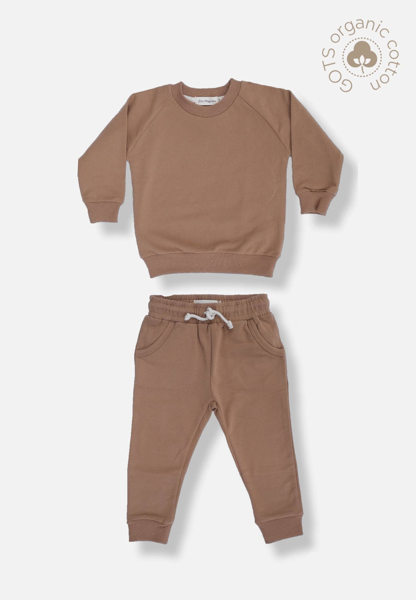 Organic Jogger Set in Mocha